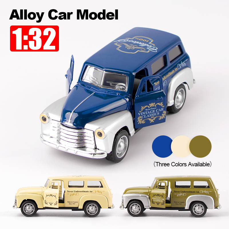 Party Games Bus - 1: 32 合金シミュレーションスクールバスクラシックヴィンテージカーシミュレーションモデルスクールバス音と光子供のおもちゃ