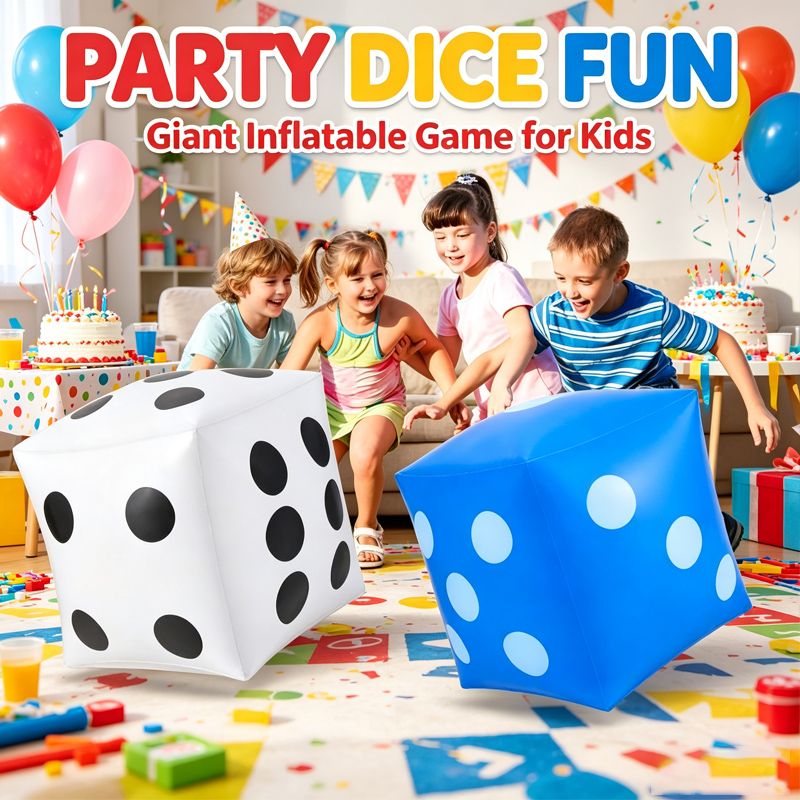 Party Games Gamecube - 巨大なPVC製インフレータブルダイスゲームおもちゃ、パーティーゲーム用、インタラクティブな数字キューブ、バー、ナイトクラブ、年次パーティー、グループエンターテイメントに最適