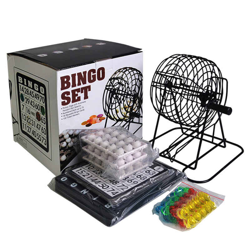 Party Games Large Groups - ビンゴ宝くじマシン スチールビンゴゲームケージセット 大人 家族 大規模パーティー グループエンターテイメント