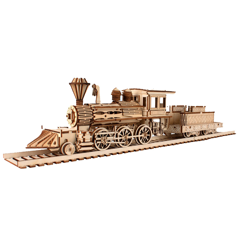 Party Games Bus - 3D 木製パズル路面電車さくら旅路面電車駅レトロ車バスモデル DIY 組立おもちゃ子供のためのキッズデスク装飾