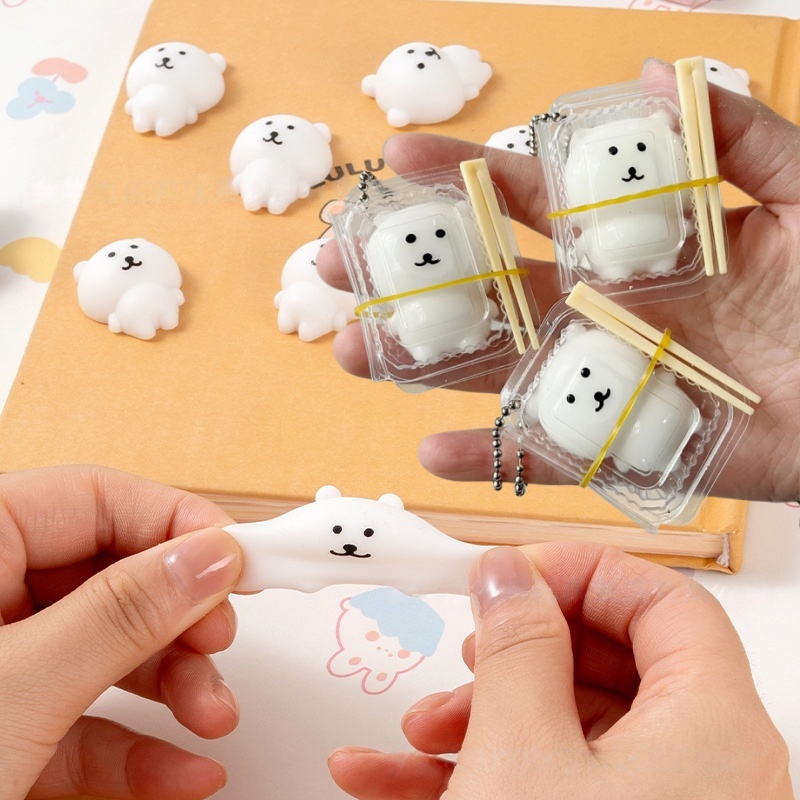 ランチボックス スクイーズ ジョークベア かわいいスクイーズ - Party Games Birthday のレビューと価格