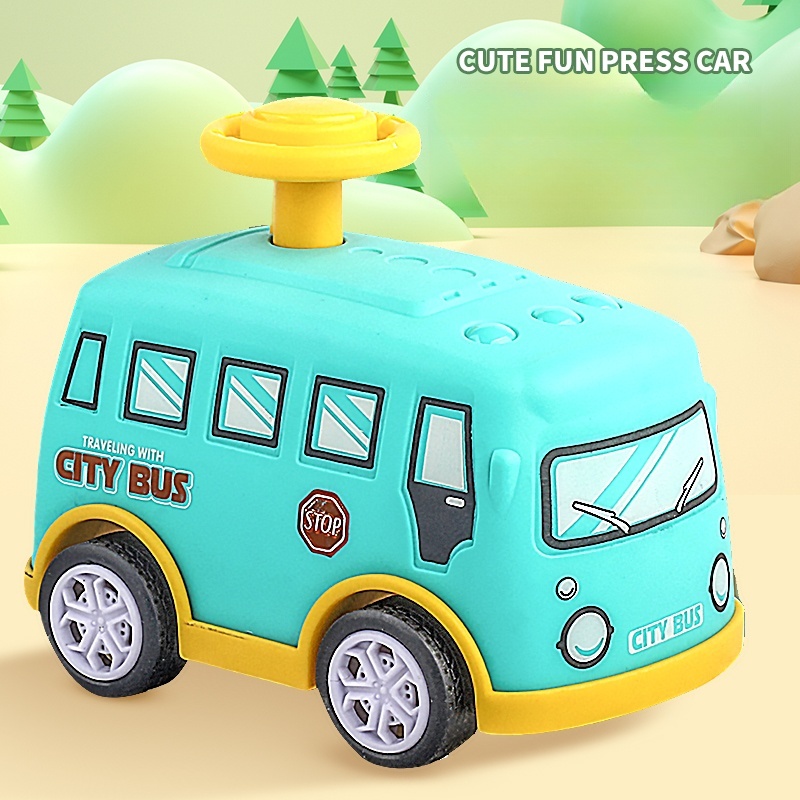 リバウンド慣性プレス車飛行機バスタクシー子供用屋内親子インタ - Party Games Bus のレビューと価格