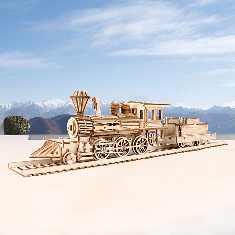3D 木製パズル路面電車さくら旅路面電車駅レトロ車バスモデル - Party Games Bus のレビューと価格