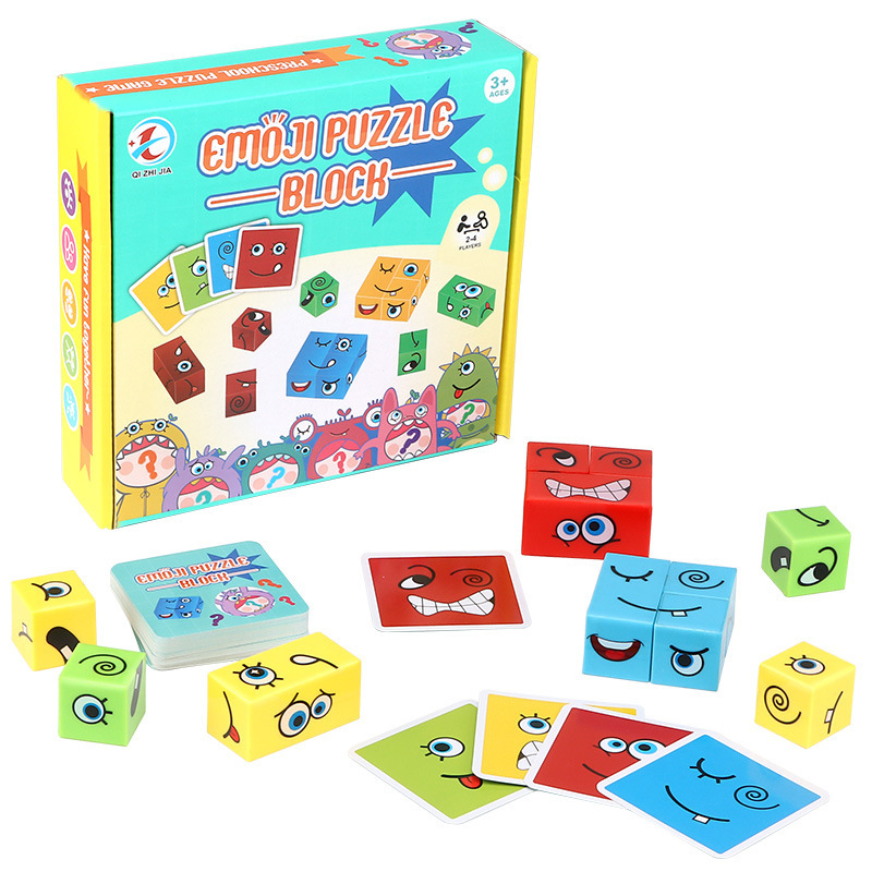 顔が変わるキューブパズルゲーム論理的思考トレーニングブロック - Party Games Gamecube のレビューと価格
