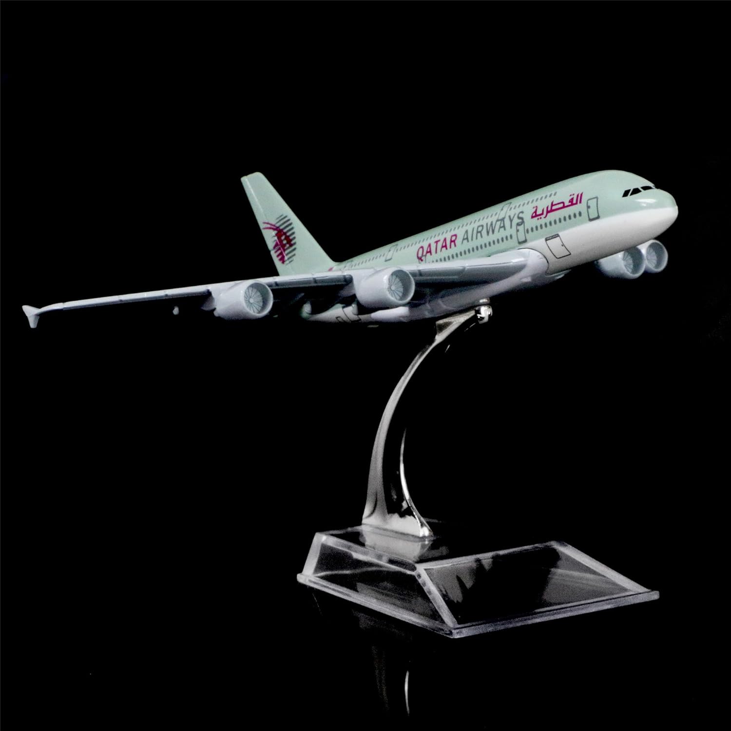 1:400 16cm エアバス A380 カタール航空 飛行 - Party Games Bus のレビューと価格