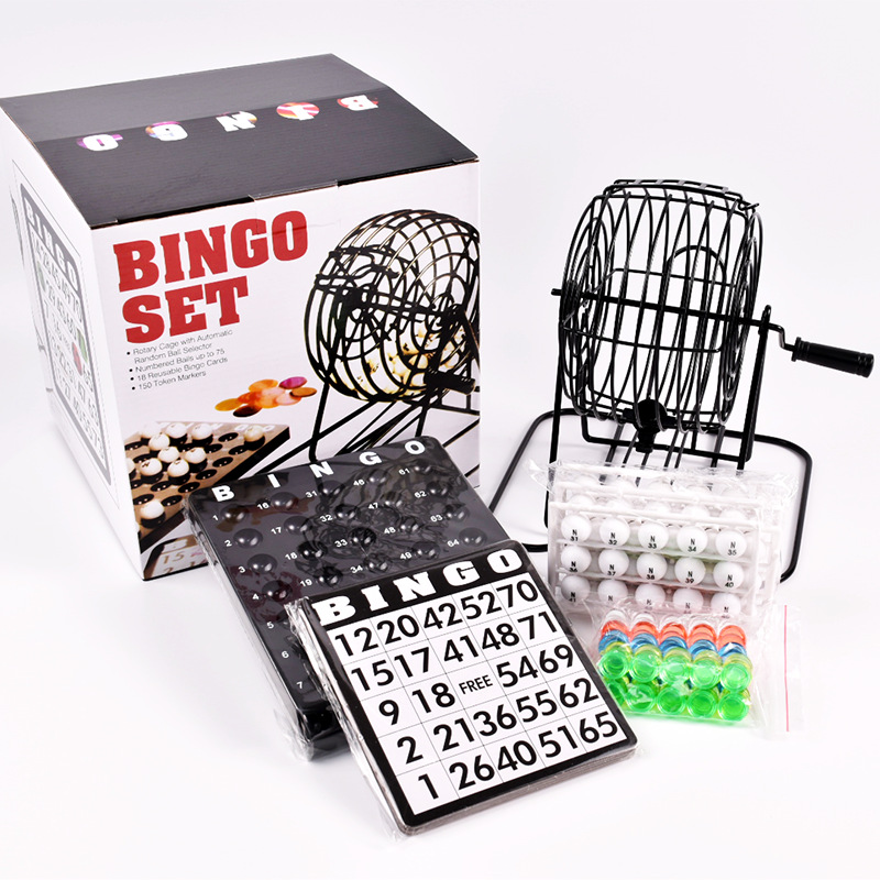 ビンゴ抽選機 スチール製ビンゴゲームケージセット 大人向け  - Party Games Large Groups のレビューと価格