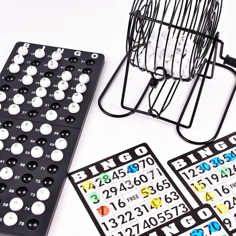 ビンゴ抽選機 スチール製ビンゴゲームケージセット 大人向け  - Party Games Large Groups のレビューと価格