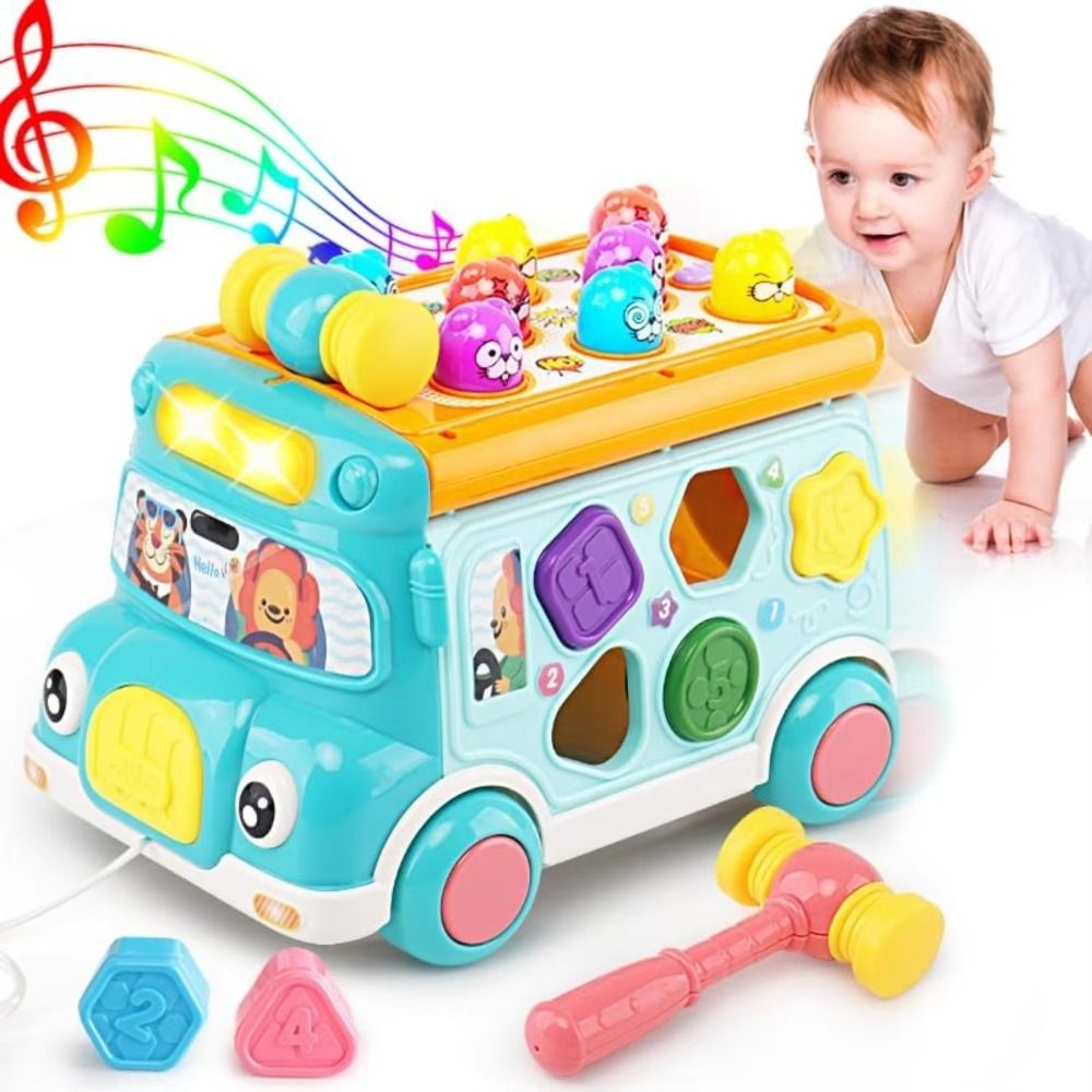 プラスチック製音楽アクティビティバス 赤ちゃん用おもちゃ モ - Party Games Bus のレビューと価格