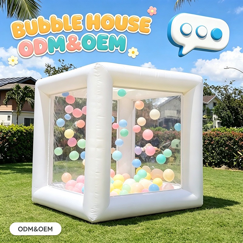 白い空気で膨らませるタイプのキャッシュキューブ型景品ボックス - Party Games Gamecube のレビューと価格