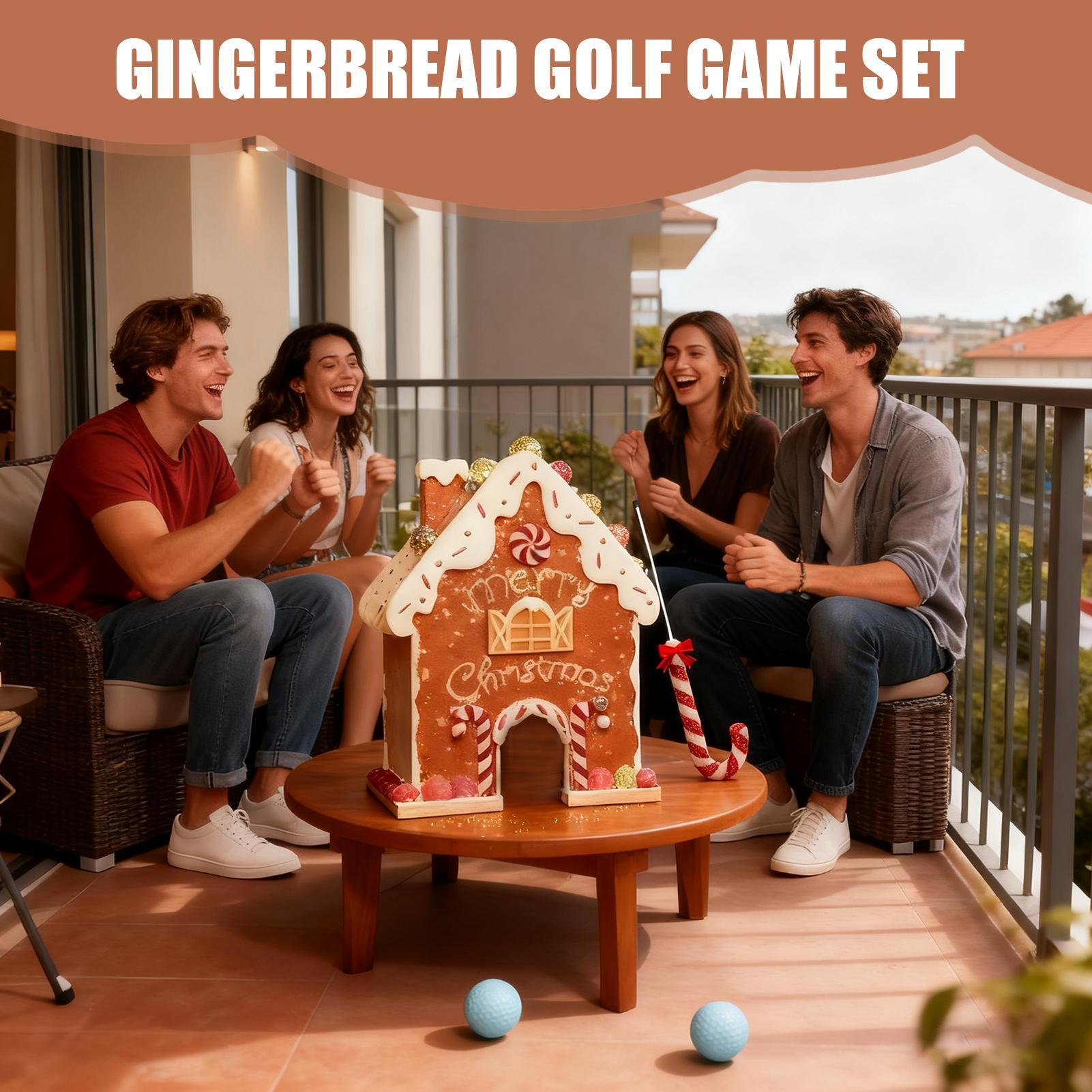 ジンジャーブレッドゴルフゲームポータブルアクリル面白いパーテ - Party Games Golf のレビューと価格